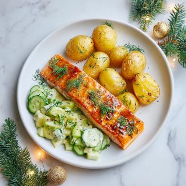 Zdjęcie: Łosoś pieczony w miodzie i cytrynie Zdjęcie - Łosoś pieczony w miodzie i cytrynie - Przepisy kulinarne ze zdjęciami