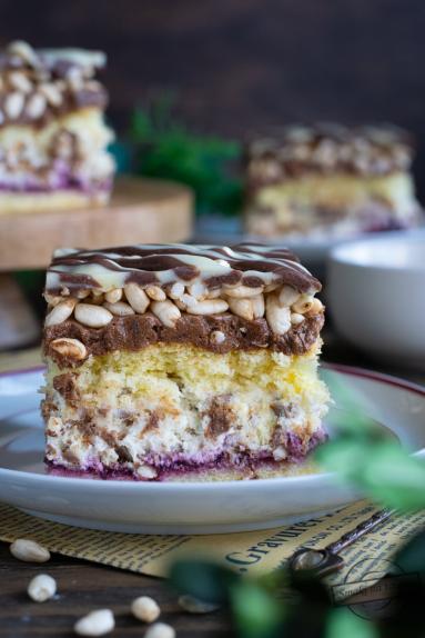 Zdjęcie - Ciasto &bdquo;Słodka pokusa&rdquo; z ryżem preparowanym - Przepisy kulinarne ze zdjęciami