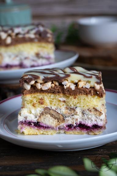 Zdjęcie - Ciasto &bdquo;Słodka pokusa&rdquo; z ryżem preparowanym - Przepisy kulinarne ze zdjęciami