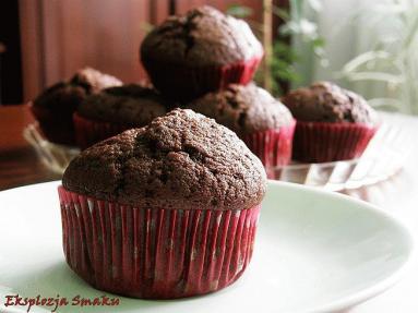 Zdjęcie - Czekoladowe muffinki z coca -  colą  - Przepisy kulinarne ze zdjęciami
