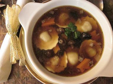 Zdjęcie - Wigilijna zupa grzybowa - Przepisy kulinarne ze zdjęciami