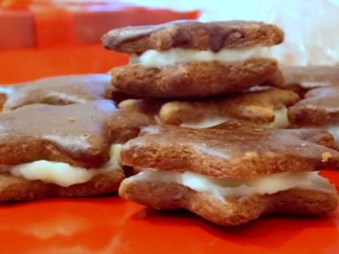 Zdjęcie - Czekoladowe gwiazdki z kremem - Przepisy kulinarne ze zdjęciami