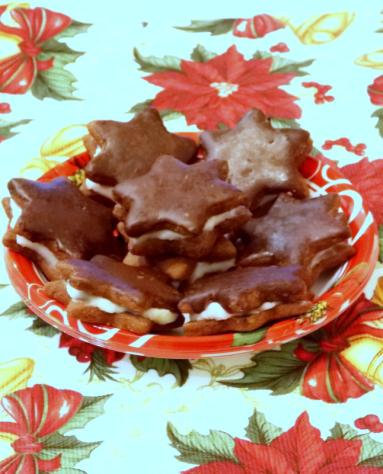 Zdjęcie - Czekoladowe gwiazdki z kremem - Przepisy kulinarne ze zdjęciami