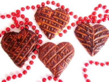 Zdjęcie - Piernikowe ciastka low-carb z polewą kakaową - Przepisy kulinarne ze zdjęciami