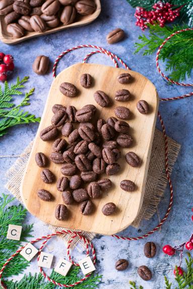 Zdjęcie - Ciasteczka Ziarnka Kawy - Przepisy kulinarne ze zdjęciami