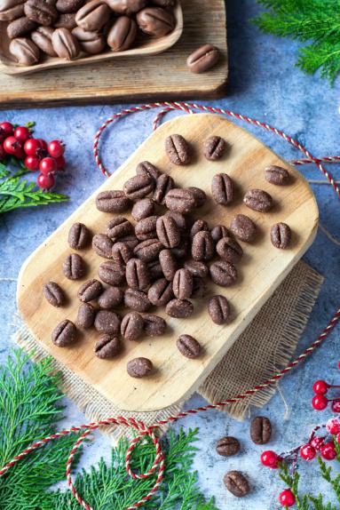 Zdjęcie - Ciasteczka Ziarnka Kawy - Przepisy kulinarne ze zdjęciami