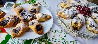 Zdjęcie - Gwiazda  z ciasta francuskiego z makiem - Przepisy kulinarne ze zdjęciami