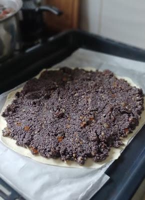 Zdjęcie - Gwiazda  z ciasta francuskiego z makiem - Przepisy kulinarne ze zdjęciami