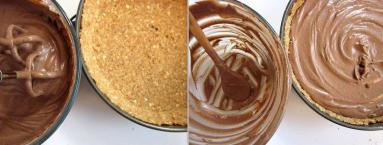 Zdjęcie - Sernik czekoladowo-orzechowy - Przepisy kulinarne ze zdjęciami