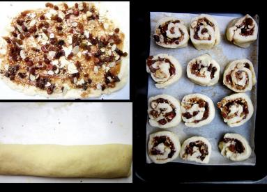 Zdjęcie: Rolsy drożdżowe z bakaliami Zdjęcie - Rolsy drożdżowe z bakaliami - Przepisy kulinarne ze zdjęciami