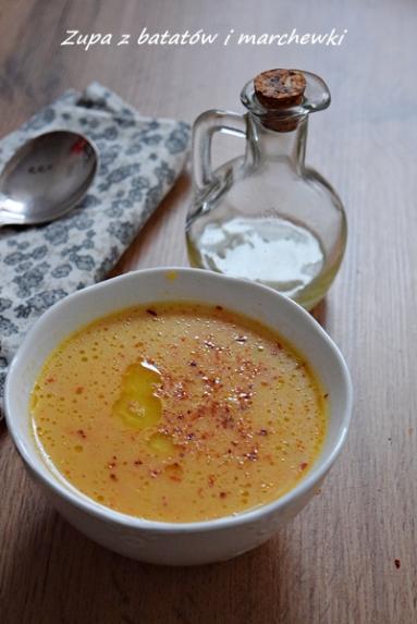 Zdjęcie - Zupa z batat&oacute;w w orientalnym stylu - Napiecyku - Przepisy kulinarne ze zdjęciami