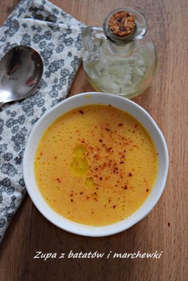 Zdjęcie - Zupa z batat&oacute;w w orientalnym stylu - Napiecyku - Przepisy kulinarne ze zdjęciami
