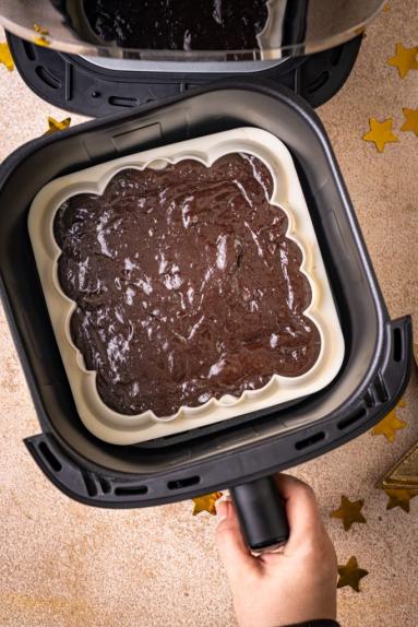 Zdjęcie: Brownie z air fryera Zdjęcie - Brownie z air fryera - Przepisy kulinarne ze zdjęciami