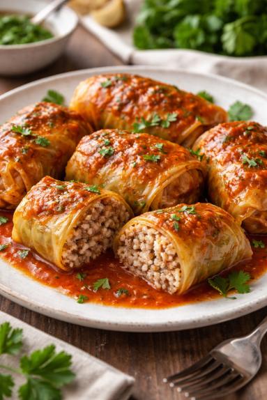 Zdjęcie - Gołąki z białej kapusty - Przepisy kulinarne ze zdjęciami