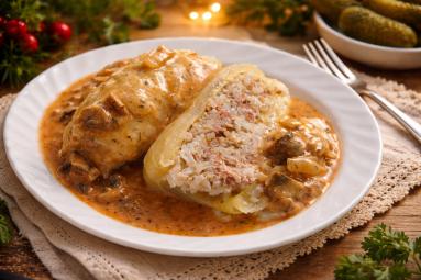 Zdjęcie - Gołąki z białej kapusty - Przepisy kulinarne ze zdjęciami