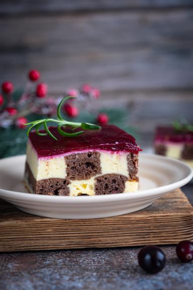 Zdjęcie - Sernik &bdquo;Szachownica&rdquo; - Przepisy kulinarne ze zdjęciami