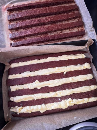 Zdjęcie - Sernik &bdquo;Szachownica&rdquo; - Przepisy kulinarne ze zdjęciami