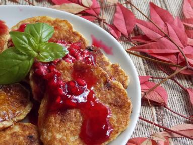 Zdjęcie - Racuchy kokosowo-orkiszowe - Przepisy kulinarne ze zdjęciami