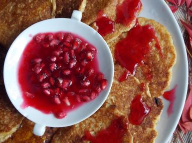 Zdjęcie - Racuchy kokosowo-orkiszowe - Przepisy kulinarne ze zdjęciami