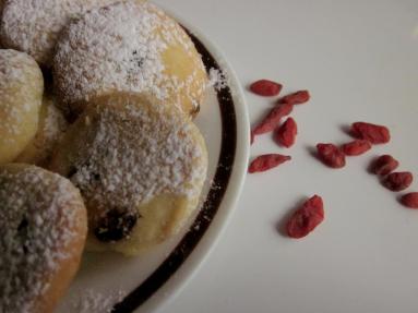 Zdjęcie - Kruche ciasteczka ryżowe  z owocami goji - Przepisy kulinarne ze zdjęciami