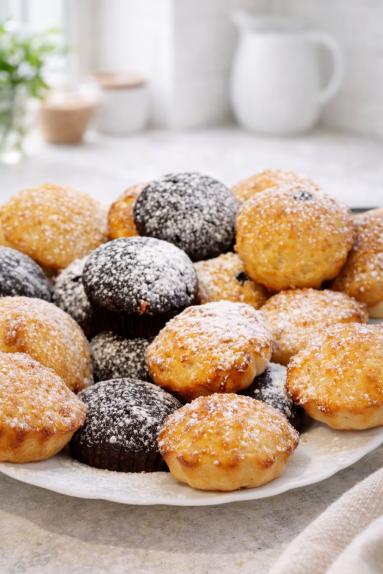Zdjęcie - Muffinki czekoladowe i kokosowe - Przepisy kulinarne ze zdjęciami