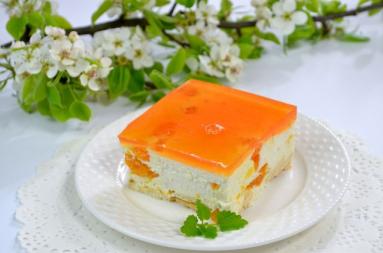 Zdjęcie - Sernik na zimno z mandarynkami + film &ndash; Smakowite Dania - Przepisy kulinarne ze zdjęciami