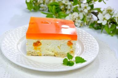 Zdjęcie - Sernik na zimno z mandarynkami + film &ndash; Smakowite Dania - Przepisy kulinarne ze zdjęciami