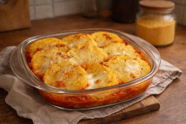 Zdjęcie - Gnocchi z kukurydzy /di Polenta /con Verza e Speck - Przepisy kulinarne ze zdjęciami