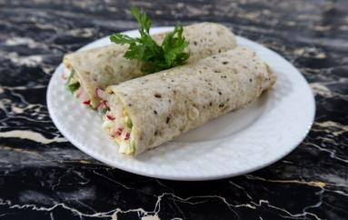 Zdjęcie - Tortilla z pastą jajeczną + film &ndash; Smakowite Dania - Przepisy kulinarne ze zdjęciami