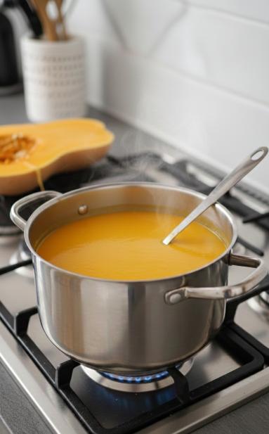 Zdjęcie - Zupa-krem z dyni - Przepisy kulinarne ze zdjęciami