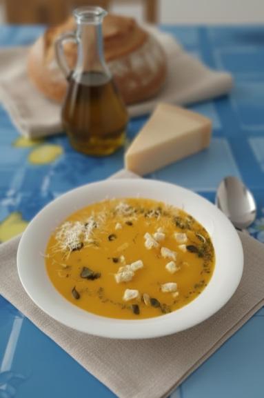Zdjęcie - Zupa-krem z dyni - Przepisy kulinarne ze zdjęciami
