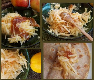 Zdjęcie - Naleśniki orkiszowe z jabłkami - Przepisy kulinarne ze zdjęciami