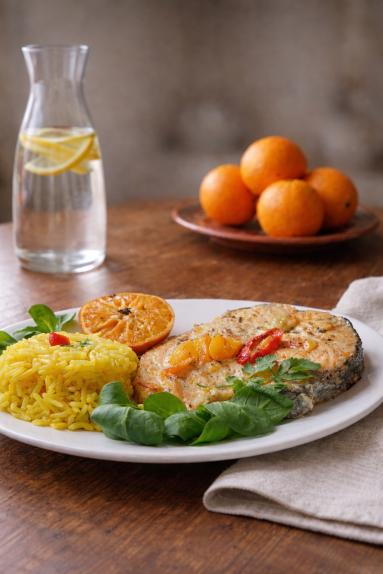 Zdjęcie - Łosoś w cytrusach - Przepisy kulinarne ze zdjęciami