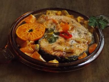 Zdjęcie - Łosoś w cytrusach - Przepisy kulinarne ze zdjęciami