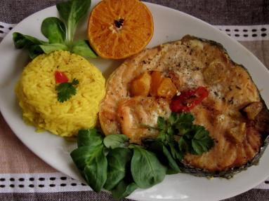 Zdjęcie - Łosoś w cytrusach - Przepisy kulinarne ze zdjęciami