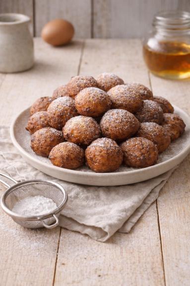 Zdjęcie - Mini pączki z ricotty - Przepisy kulinarne ze zdjęciami