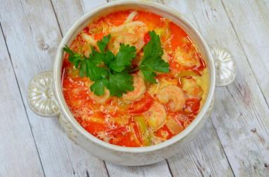Zdjęcie - Orientalna zupa z krewetkami + film &ndash; Smakowite Dania - Przepisy kulinarne ze zdjęciami