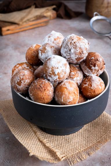 Zdjęcie - Mini pączki z mascarpone (ekspresowe!) - Przepisy kulinarne ze zdjęciami