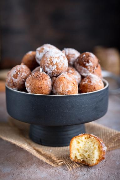 Zdjęcie - Mini pączki z mascarpone (ekspresowe!) - Przepisy kulinarne ze zdjęciami