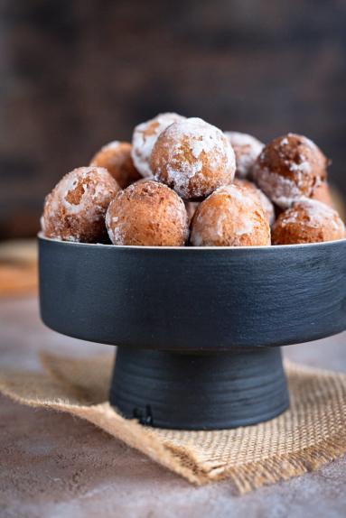 Zdjęcie - Mini pączki z mascarpone (ekspresowe!) - Przepisy kulinarne ze zdjęciami
