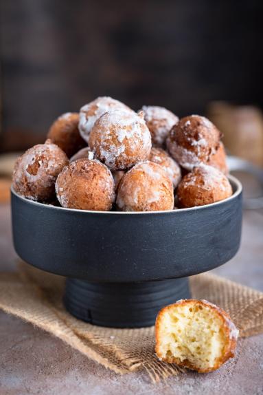 Zdjęcie - Mini pączki z mascarpone (ekspresowe!) - Przepisy kulinarne ze zdjęciami