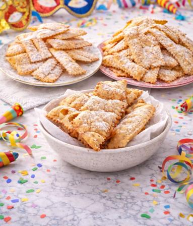 Zdjęcie - Faworki włoskie /Chiacchiere - Przepisy kulinarne ze zdjęciami