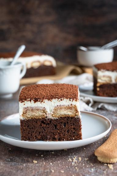 Zdjęcie - Brownie a&rsquo;la Tiramisu - Przepisy kulinarne ze zdjęciami