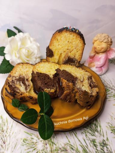 Zdjęcie - Babka piaskowa na majonezie z kakao i polewą kakaową - Przepisy kulinarne ze zdjęciami