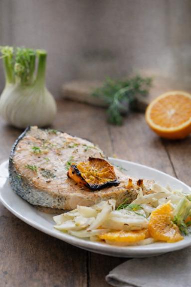 Zdjęcie - Łosoś w pomarańczach - Przepisy kulinarne ze zdjęciami
