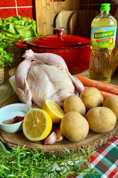 Zdjęcie - Pieczony kurczak cytrynowo-rozmarynowy - Przepisy kulinarne ze zdjęciami