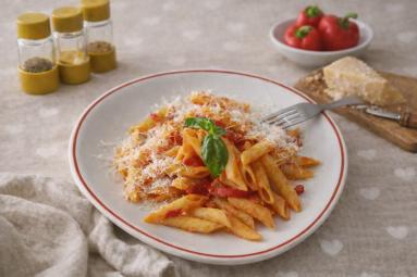Zdjęcie - Penne all’Arrabbiata - Przepisy kulinarne ze zdjęciami