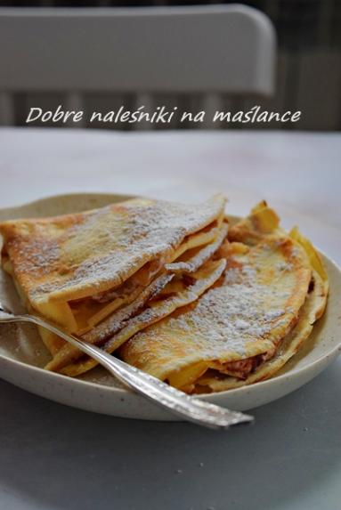 Zdjęcie: Dobre naleśniki na maślance - Napiecyku Zdjęcie - Dobre naleśniki na maślance - Napiecyku - Przepisy kulinarne ze zdjęciami