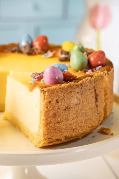 Zdjęcie - Puszysty sernik wielkanocny z olejem - Przepisy kulinarne ze zdjęciami