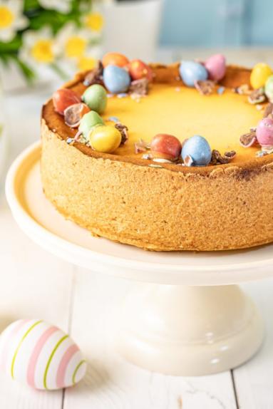 Zdjęcie - Puszysty sernik wielkanocny z olejem - Przepisy kulinarne ze zdjęciami